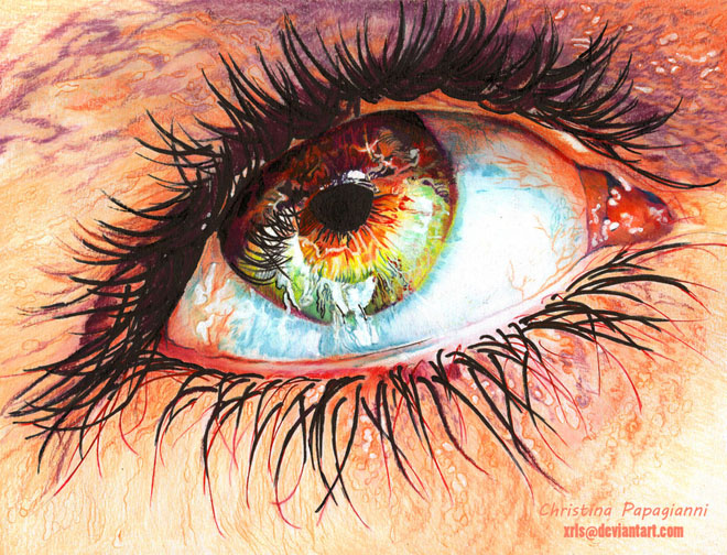 colored pencil drawings