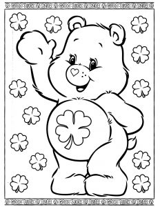 coloring pages barbie care bears coloring page