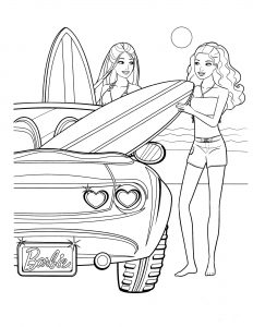 coloring pages of barbie barbie coloring page
