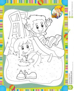 comic book layout template page exercises kids coloring book make up illustration children beautiful