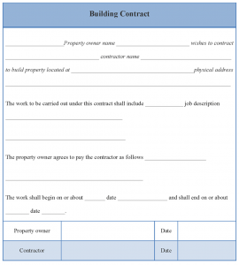 commercial lease agreement template word building contract template