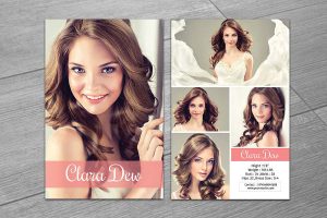 comp card template modeling comp card template