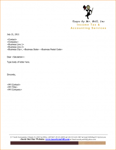 company letterhead example company letterhead example