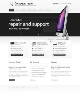 computer repair website computer repair website template home big