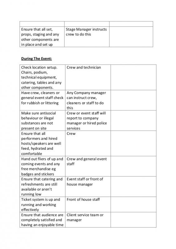 conference planning template