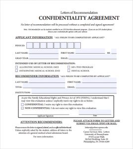 confidentiality agreement template confidentiality agreement image