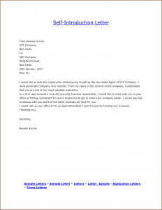 consultant proposal template letter of introduction template sample self introduction letter