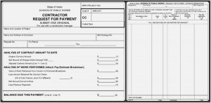 contractor agreement template contractor request for payment