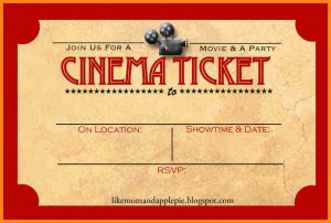 contractor proposal template cinema tickets template