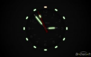 cool screen saver illuminated clock screensaver