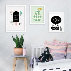 cool wall art m cartoon pear cat you are font b cool b font font b wall b font