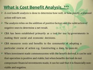 cost analysis template costbenefit analysis