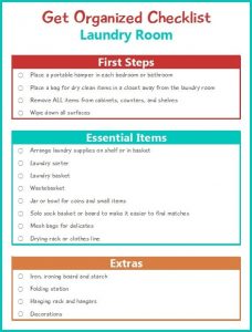 counter offer email get organized checklist for your laundry room