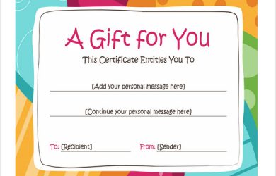 coupon template word gift coupon template