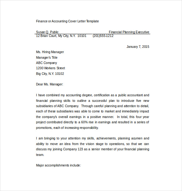 cover letter templates word