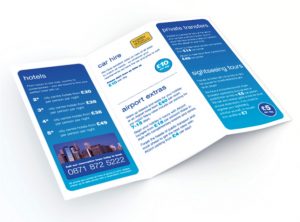craft business cards leaflet