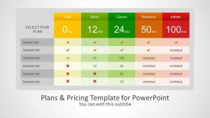 creative powerpoint templates plans pricing template powerpoint