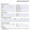 credit application form credit application form pdf