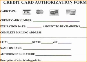 credit card authorization form pdf credit card authorization form template word credit card form for web