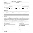 credit card authorization template