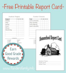 credit card template report card graphic