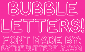 cursive font download bubbleshow