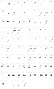 cursive font download mp tengwar annatar italic