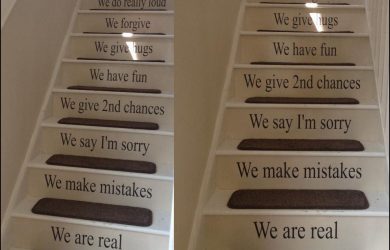custom e mail signatures custom stairs quote in this house rules your design wall sticker transfer decal