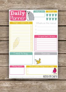 cute daily planner cute daily agenda template daily planner sample