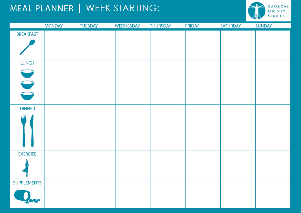 daily meal plan template