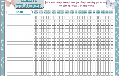 daily planner printable pdf habit tracker png