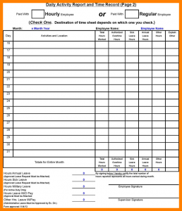 daily reports template daily activity reports daily activity report template
