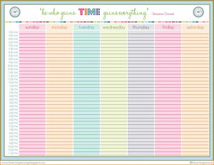 daily schedule template family daily schedule template weeklyroutineprintable