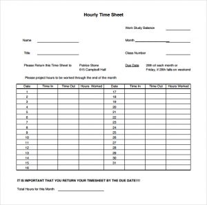 daily timesheet template daily hourly timesheet template download in pdf