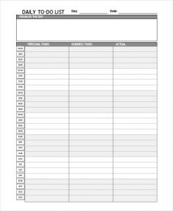 daily todo list template daily to do list planner template