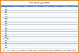 daily work log template daily activity log template daily activity log template