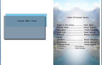 death announcement template free funeral program template microsoft word org