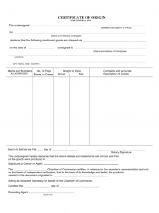 death certificate template blank certificate of origin form certificate of origin template