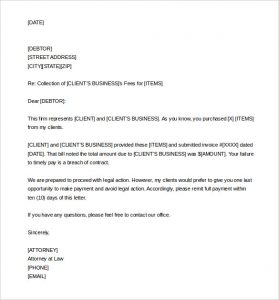 demand letter template sample demand letter for collection template word editable
