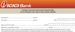 deposit slips example indemnity form