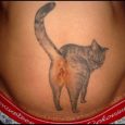 dept collection letter cat ass tattoo