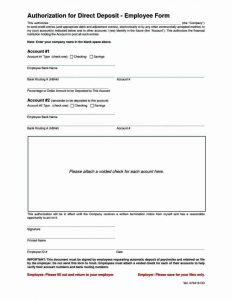 direct deposit form template ach direct deposit authorization form template