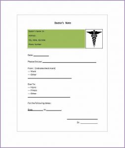 doctor excuse note for work doctor excuse note bonus doctor notes template