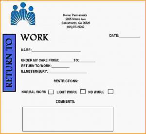 doctor excuse template doctor notes for work free free printable doctor excuse notes for work