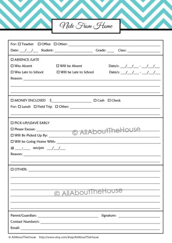 doctor excuses forms