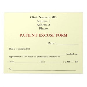 doctor note for school patient excuse form notepad white raaebcbaadebdbde ambv byvr