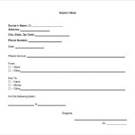 doctor note template free download doctors note template sample