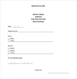 doctors excuse for work pdf sample blank doctors note for missing work excuse