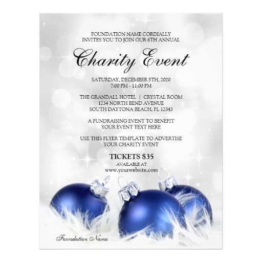 donation flyer template