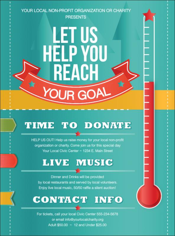 donation flyer template